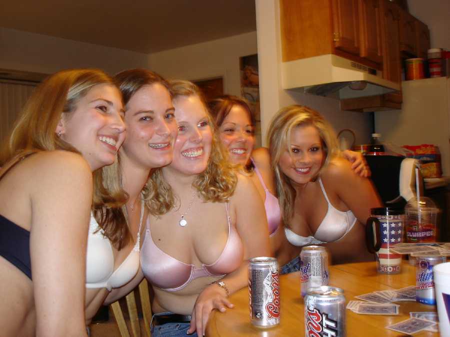 College Girls Partying Nude